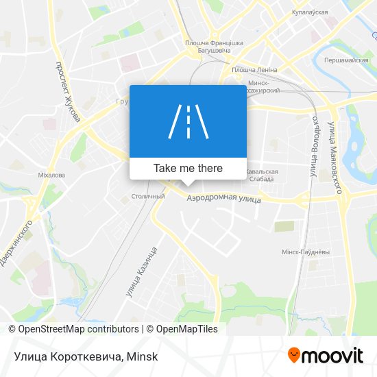 Улица Короткевича map