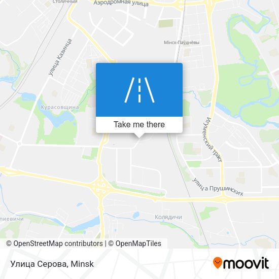 Улица Серова map