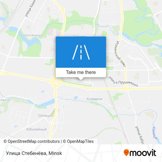 Улица Стебенёва map