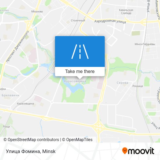 Улица Фомина map