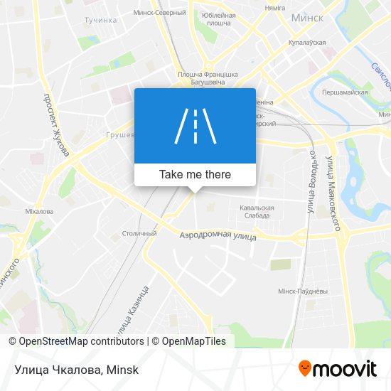 Улица Чкалова map