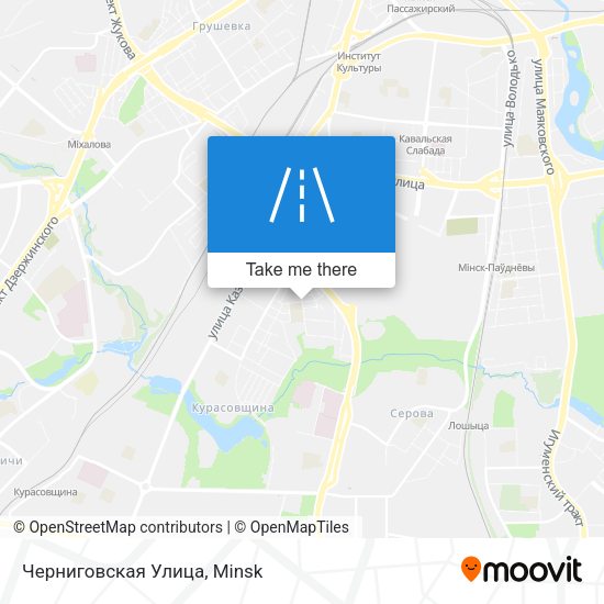 Черниговская Улица map