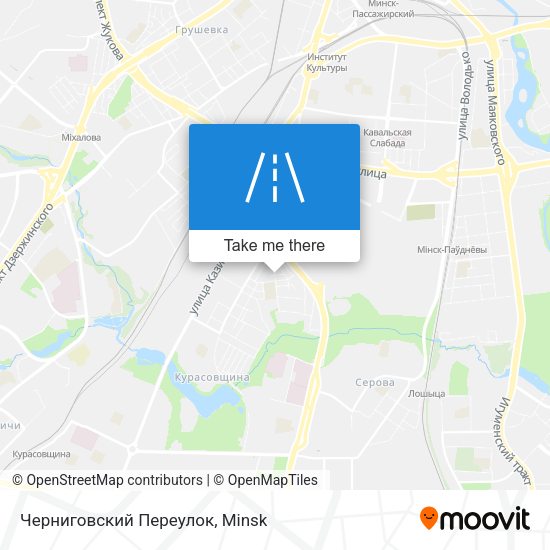 Черниговский Переулок map
