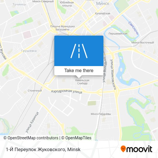 1-Й Переулок Жуковского map
