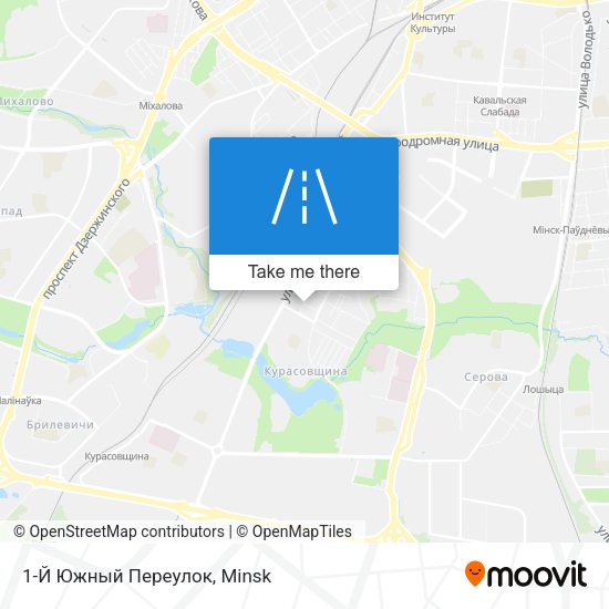 1-Й Южный Переулок map