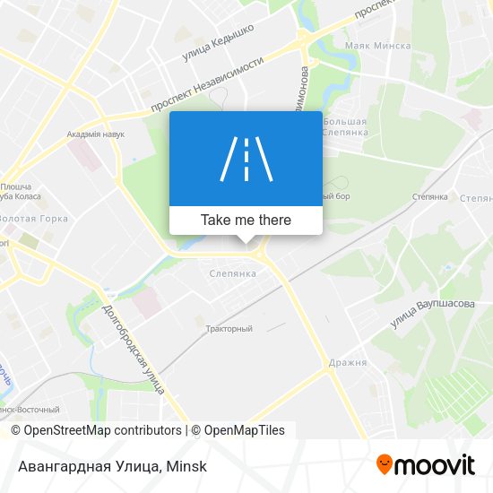 Авангардная Улица map