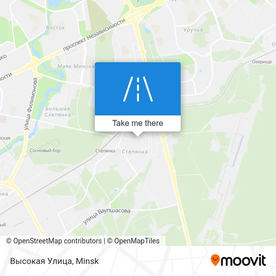 Высокая Улица map