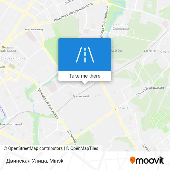Двинская Улица map
