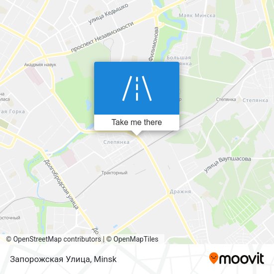 Запорожская Улица map