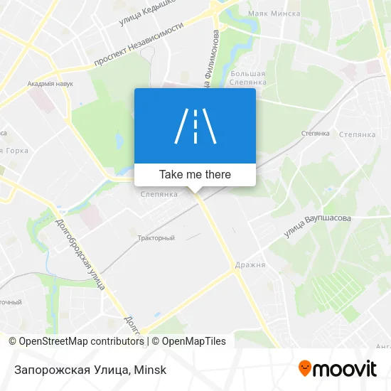 Запорожская Улица map