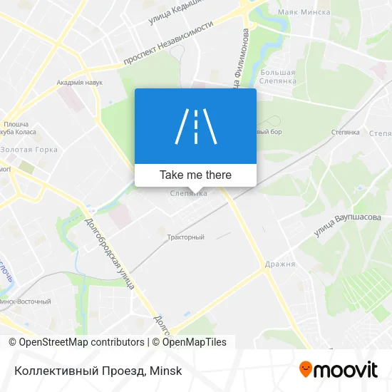 Коллективный Проезд map