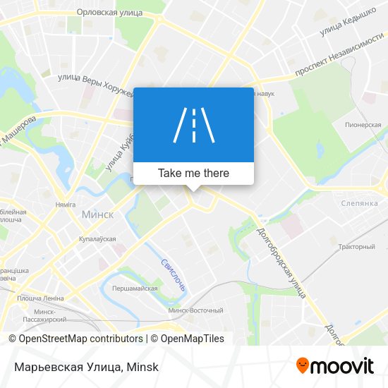 Марьевская Улица map