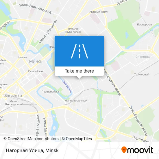 Нагорная Улица map