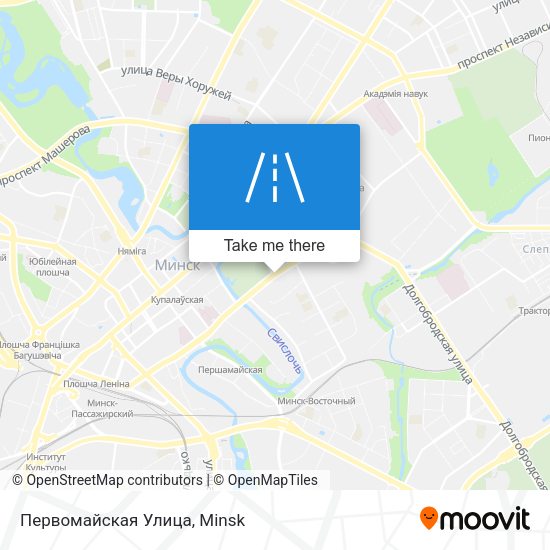 Первомайская Улица map