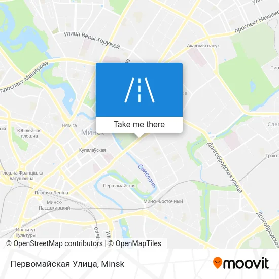 Первомайская Улица map