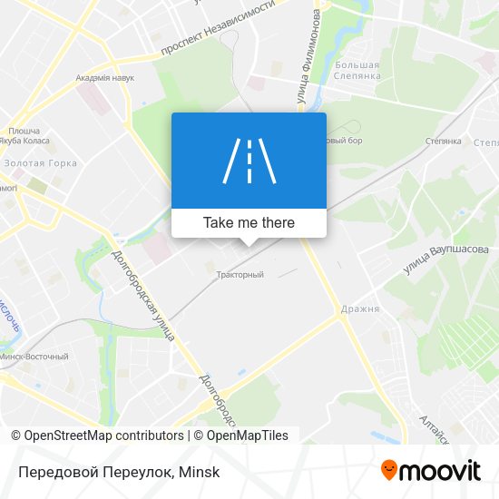 Передовой Переулок map