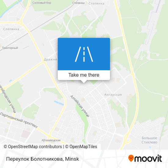 Переулок Болотникова map