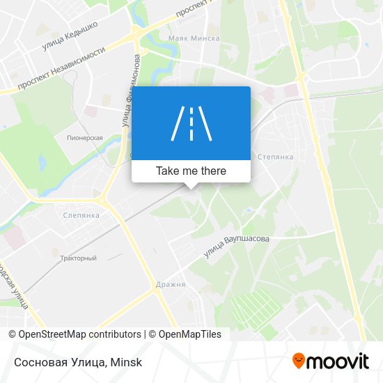 Сосновая Улица map