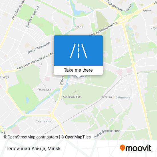 Тепличная Улица map