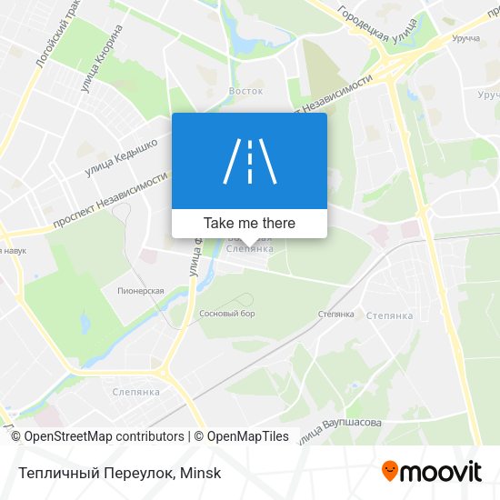 Тепличный Переулок map