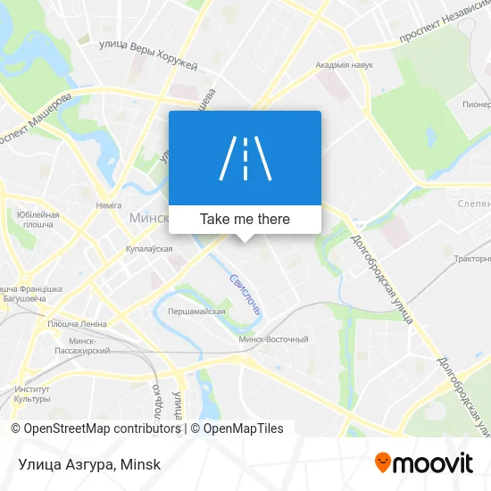 Улица Азгура map