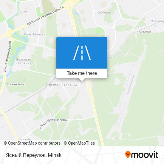 Ясный Переулок map