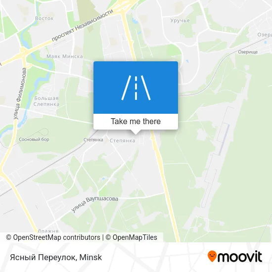 Ясный Переулок map