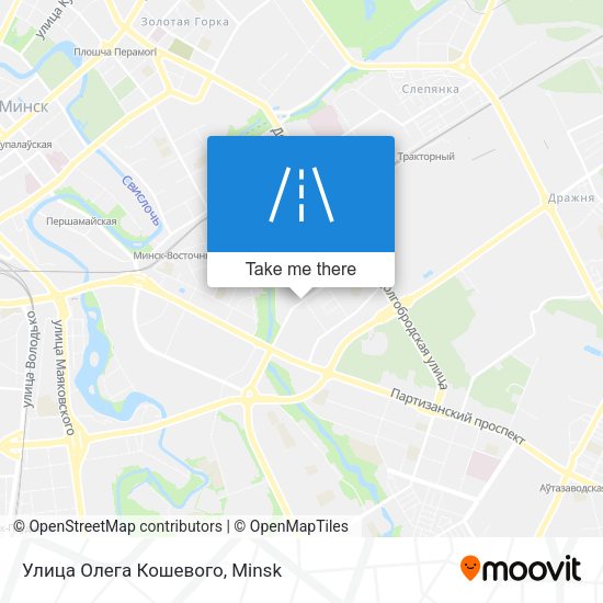Улица Олега Кошевого map