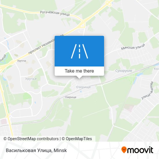 Васильковая Улица map