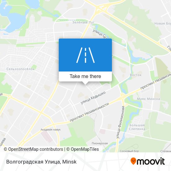 Волгоградская Улица map