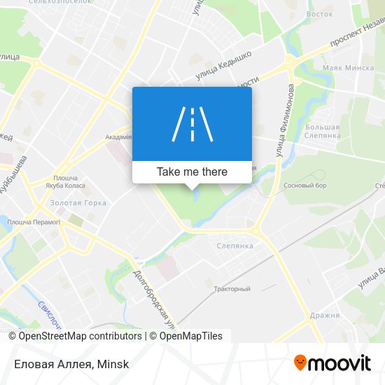 Еловая Аллея map