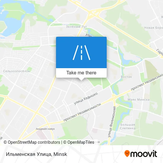 Ильменская Улица map