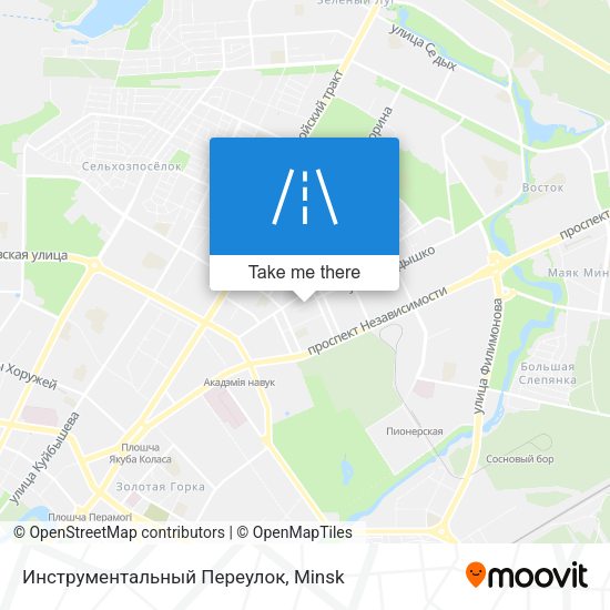 Инструментальный Переулок map