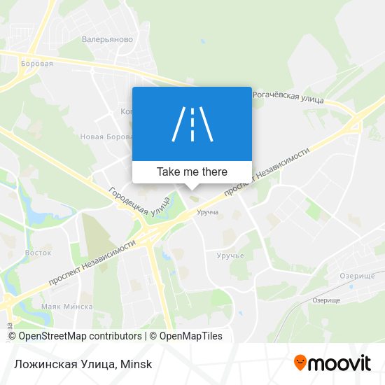 Ложинская Улица map