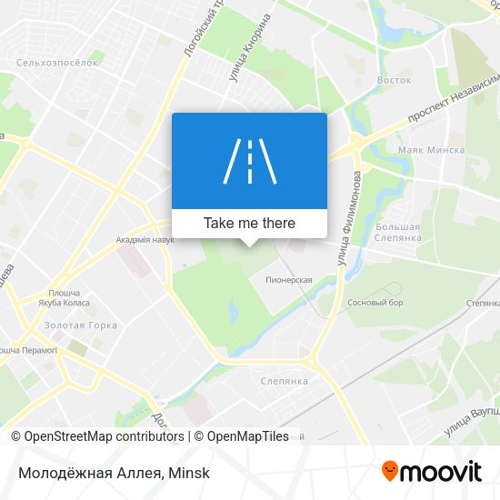 Молодёжная Аллея map