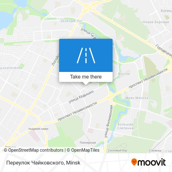 Переулок Чайковского map