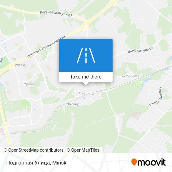 Подгорная Улица map