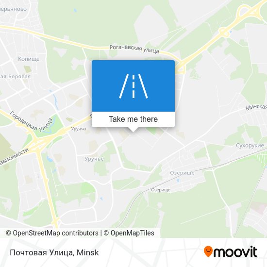 Почтовая Улица map