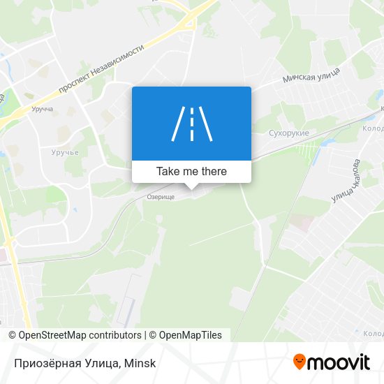 Приозёрная Улица map