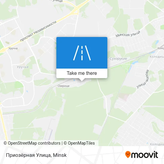 Приозёрная Улица map