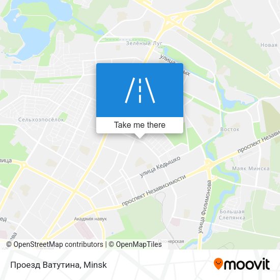 Проезд Ватутина map