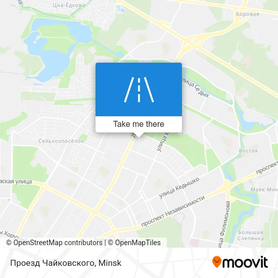 Проезд Чайковского map