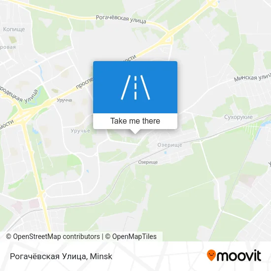 Рогачёвская Улица map