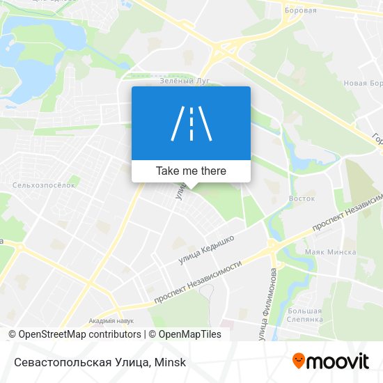 Севастопольская Улица map