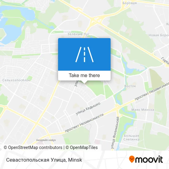 Севастопольская Улица map