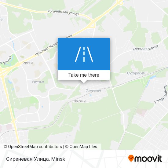 Сиреневая Улица map