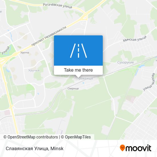 Славянская Улица map