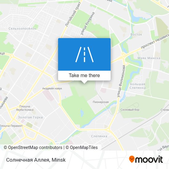 Солнечная Аллея map