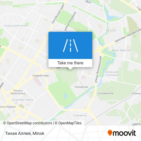 Тихая Аллея map