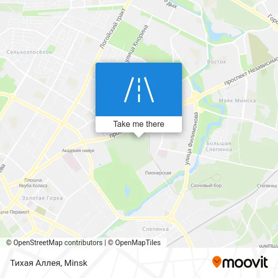 Тихая Аллея map
